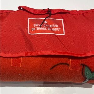 Great Canadian Outdoors Red Blanket